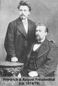 Friedrich & August Freudenthal (ca. 1874/75)