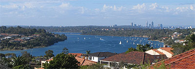 View of Perth from East Fremantle
